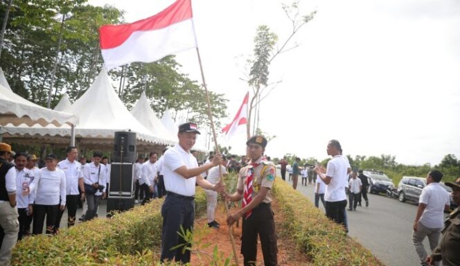 
 Tanbu Launching Gerakan Pengibaran 5.000 Bendera Merah Putih Semarakan HUT RI Ke-78