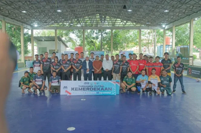 
 Turnamen Futsal Kemerdekaan RI ke-79 di Tanbu, Staf Ahli Bupati Berpesan Ini