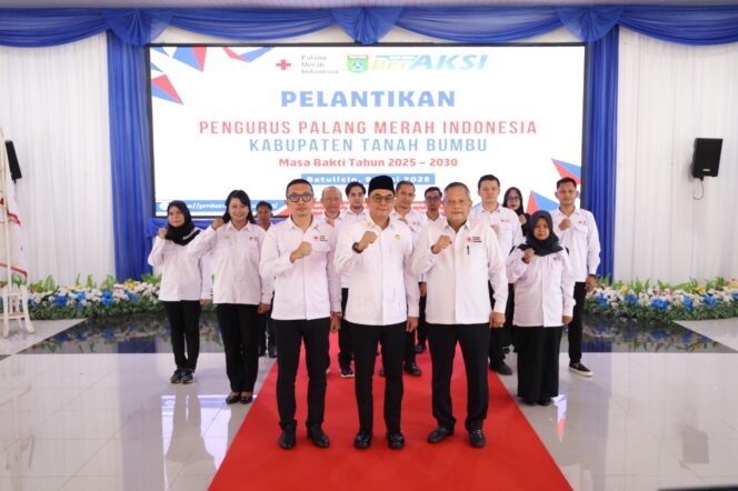 
 PMI Tanah Bumbu Masa Bhakti 2025-2030 Resmi Dilantik, Bupati Andi Rudi Latif Tegaskan Dukungan Pemerintah Daerah