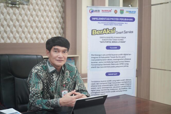 
 Kadis Kominfosp Tanah Bumbu Gagas Transformasi Digital Pelayanan Publik Lewat “BerAKSI Smart Service”