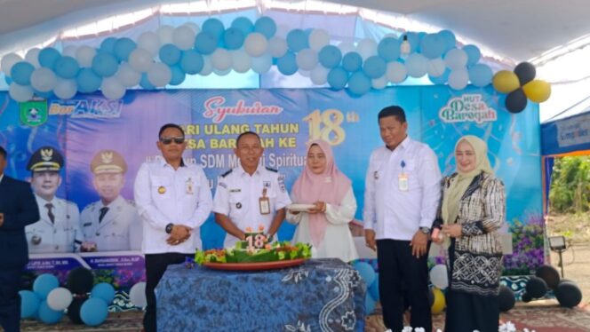 
 HUT ke-18 Desa Baroqah, Bupati Andi Rudi Latif : Momentum Bersatu Menuju Desa Maju, Makmur, dan Beradab
