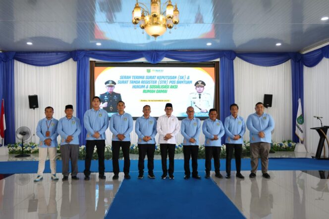 
 Bupati Andi Rudi Latif Dukung Penguatan Layanan Hukum Masyarakat melalui Posbankum dalam bagian Aksi Rumah Damai