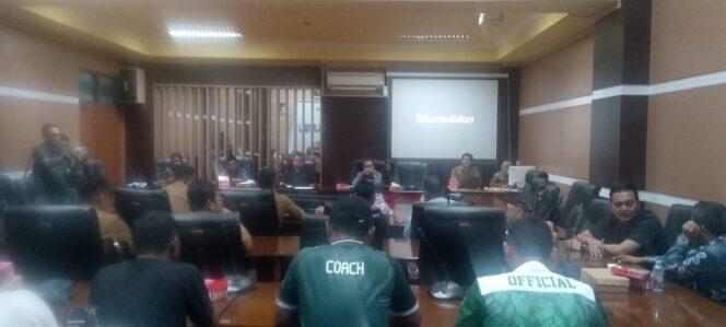 
 Disbudparpora, Koni, Komisi II DPRD Tanbu Bahas Percepatan Pencairan Anggaran