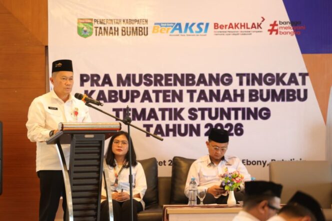 
 Perkuat Sinergi Percepatan Penurunan Stunting, Pemkab Tanah Bumbu Gelar Pra Musrenbang Tematik Stunting Tahun 2026
