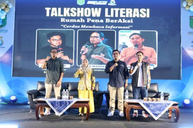 
 Talkshow Literasi Rumah Pena BerAKSI 2026, Tingkatkan Kualitas SDM Tanah Bumbu