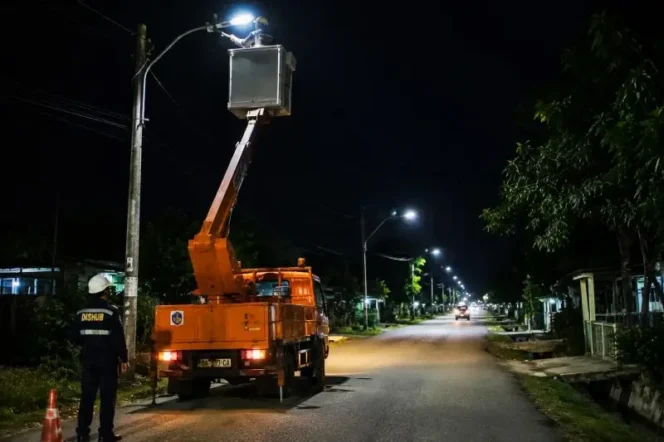 
 Dishub Tanbu Pulihkan PJU Bermasalah