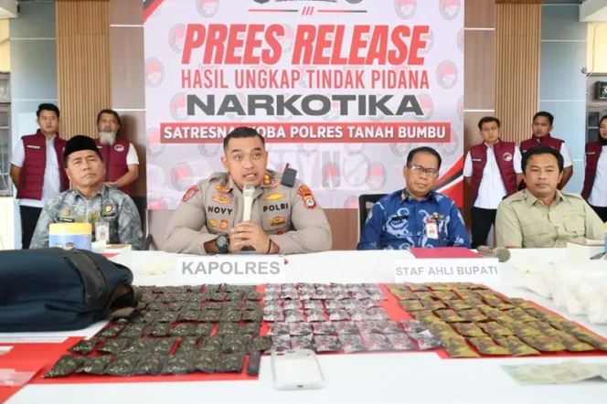 
 Pemkab Tanah Bumbu Apresiasi Polres Bongkar Jaringan Vape Narkotika