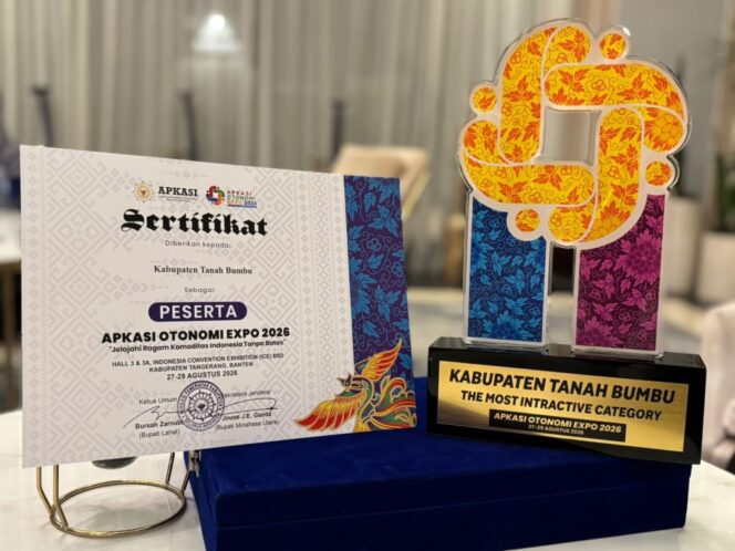 
 Tanah Bumbu Raih The Most Interactive di Apkasi Expo 2026